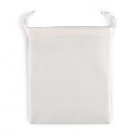 Non Woven Drawstring Pouches White